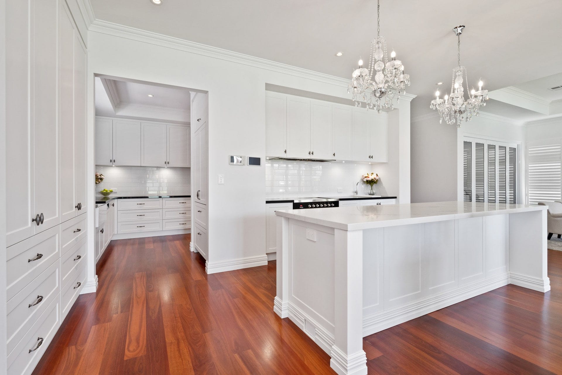 luxury Hamptons-style kitchen in Nedlands